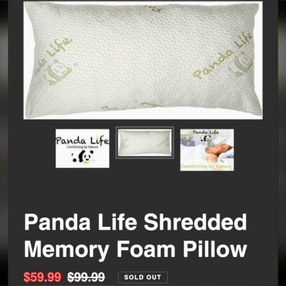 New 7" Memory Foam Pillow Bamboo Cover Soft Queen Pillowcase - Picture 15 of 15